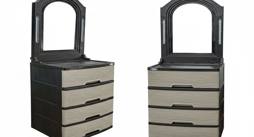 Tocador Glamour: diseño elegante y máxima organización en tu habitación