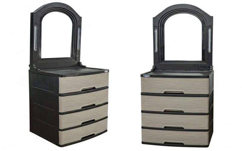 Tocador Glamour: diseño elegante y máxima organización en tu habitación